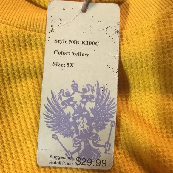 G Mack Thermal Top  NWT  5X - Picture 5 of 6